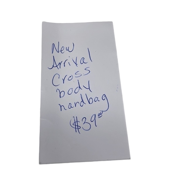 Infusion Crossbody Handbag NWT Straw Pink Faux Leather Zip - Picture 8 of 16